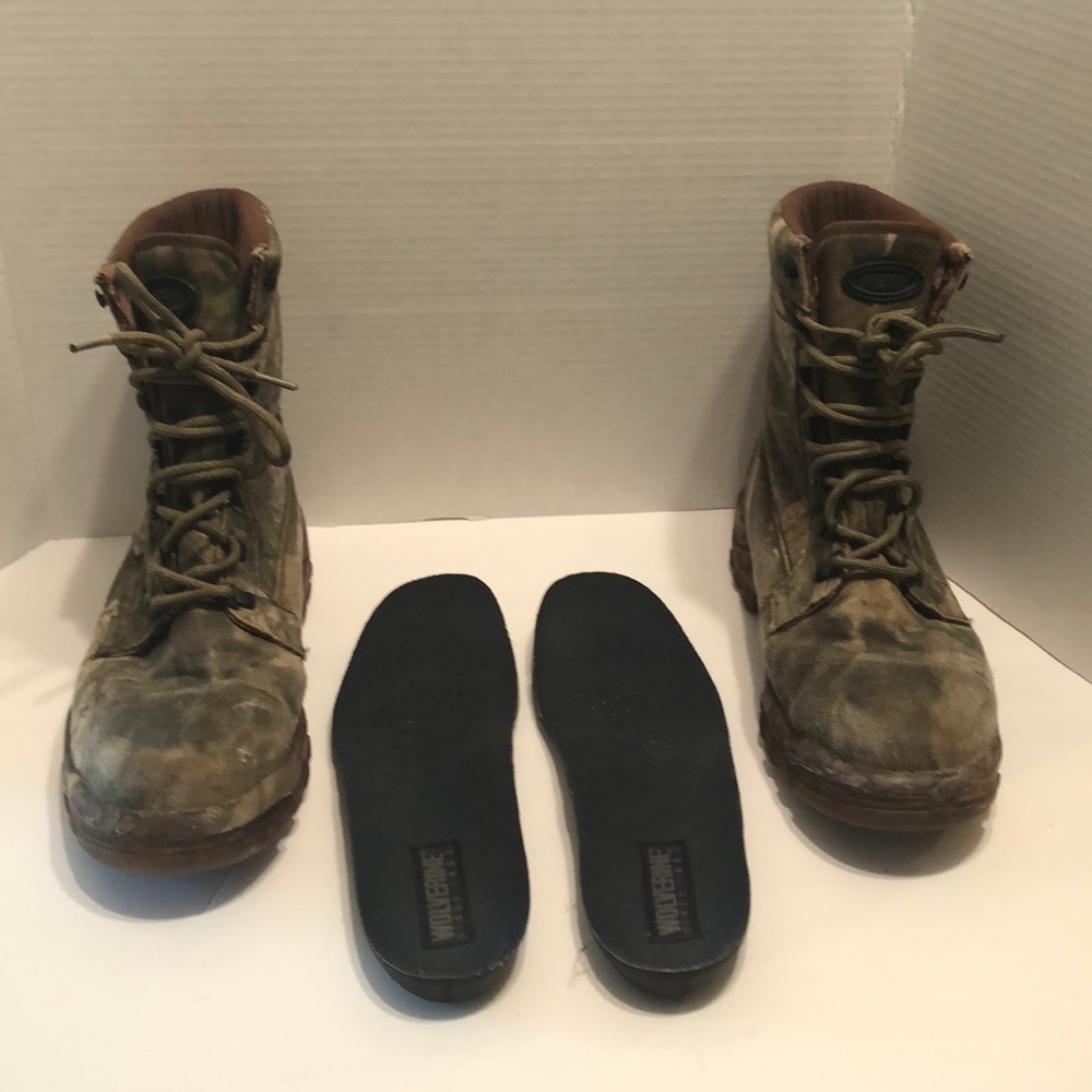 Wolverine Hunting Boots, Size 11.